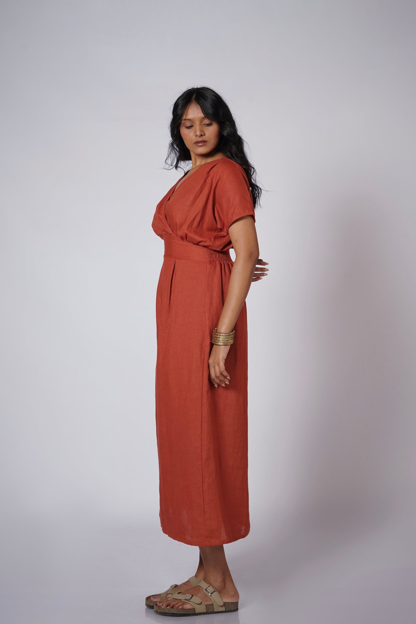 SHAHMAI LINEN DRESS