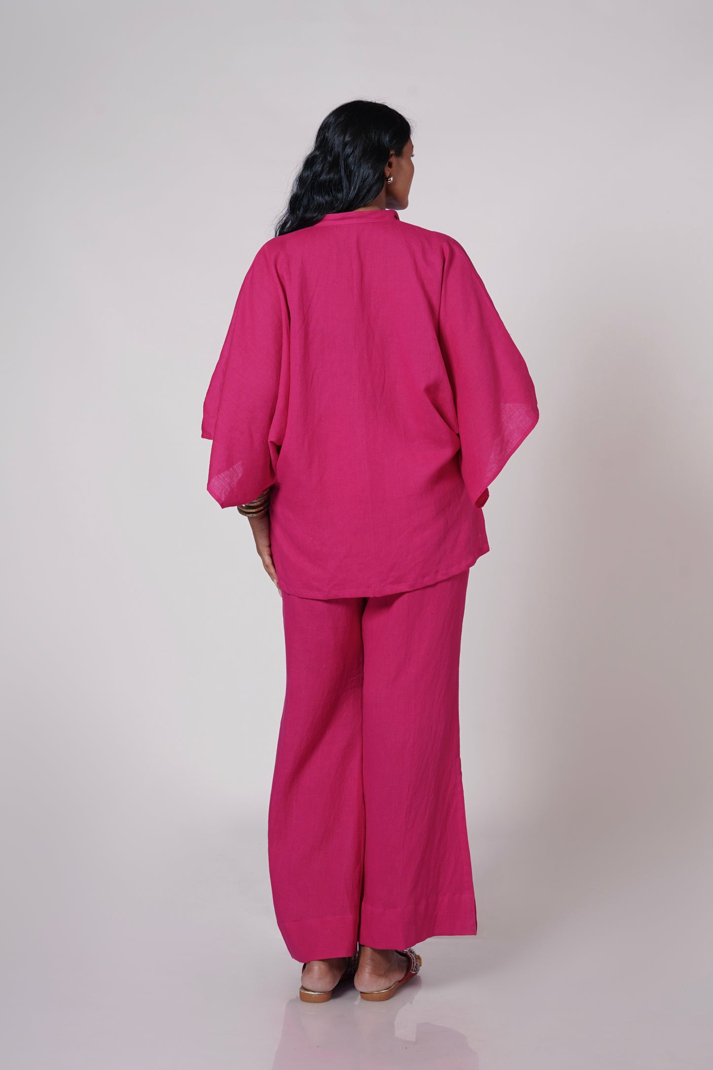 FARAH LINEN KAFTAN SET