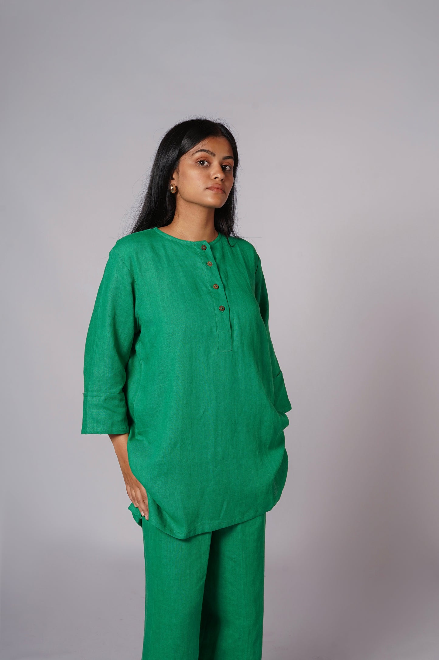HARIT LINEN KURTA SET