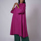 GULBAHAR FLARED LINEN TUNIC SET