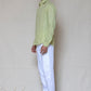 Willow Green Men's Linen Regular Collar Shirt