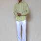 Willow Green Men's Linen Regular Collar Shirt