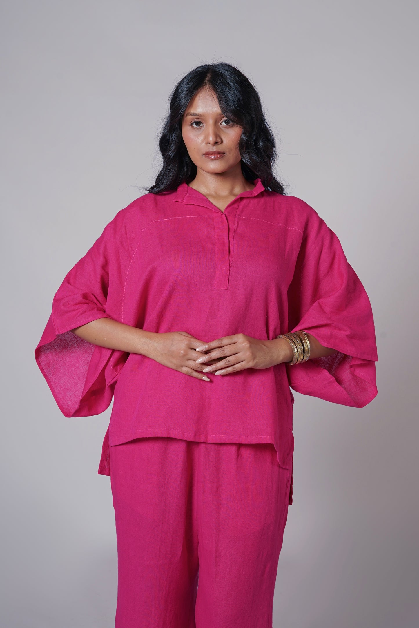 FARAH LINEN KAFTAN SET