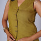 PIYARI LINEN VEST SET