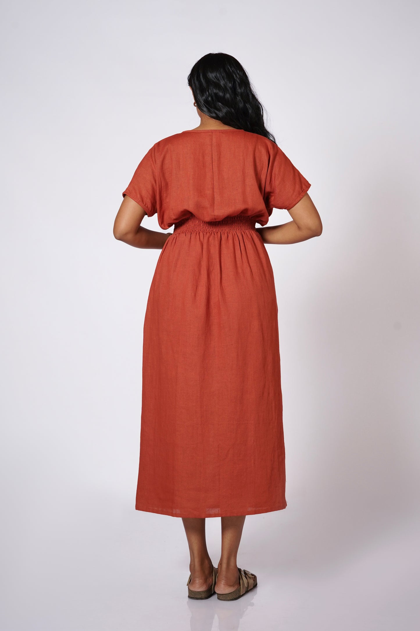 SHAHMAI LINEN DRESS
