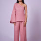 ROZMAY ONE SHOULDER LINEN SET