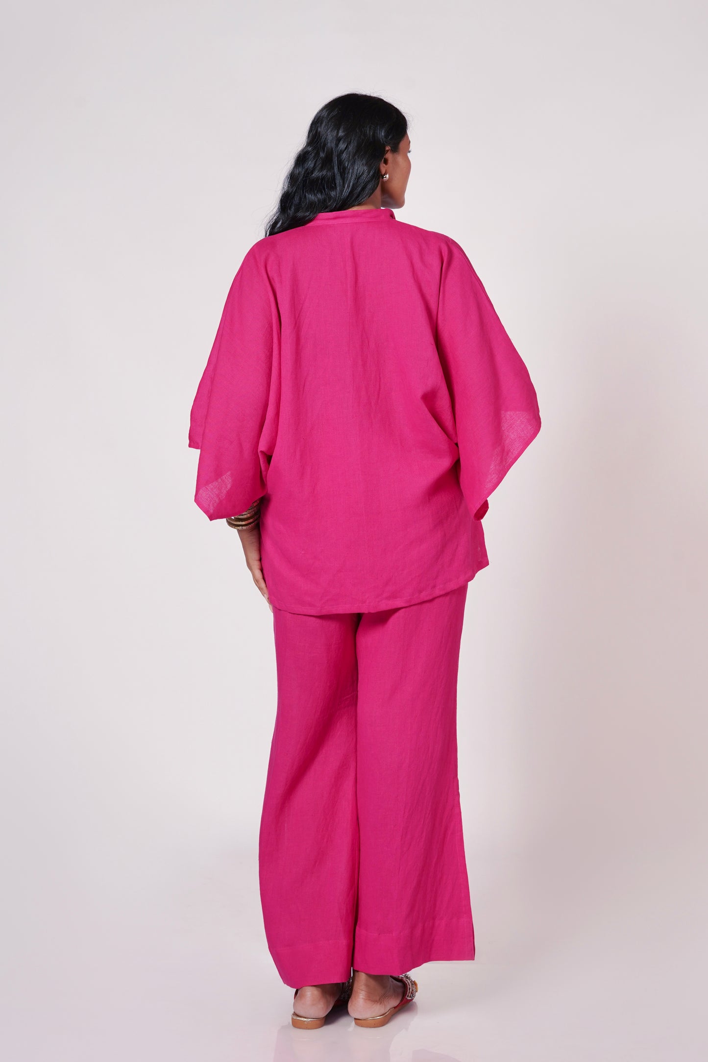 FARAH LINEN KAFTAN SET