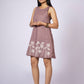 LAVANYA A-LINE LINEN DRESS