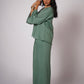 SADABAR SAGE GREEN LINEN SET