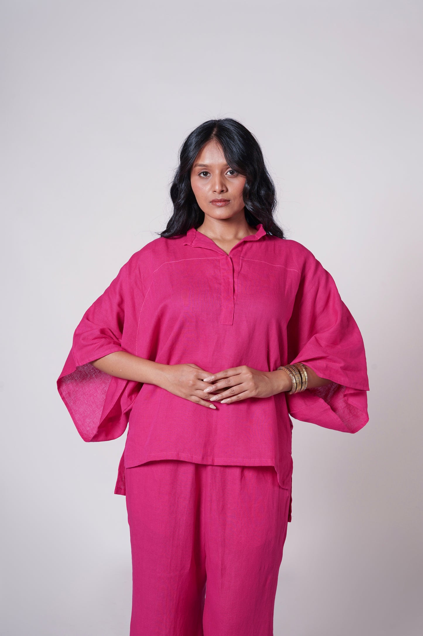 FARAH LINEN KAFTAN SET
