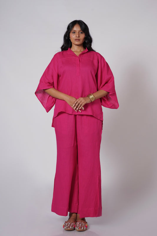 FARAH LINEN KAFTAN SET