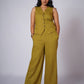 PIYARI LINEN VEST SET