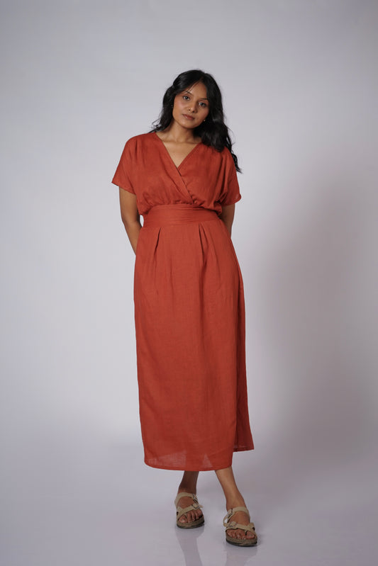 SHAHMAI LINEN DRESS