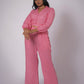 ROSA LINEN TIE BACK SET