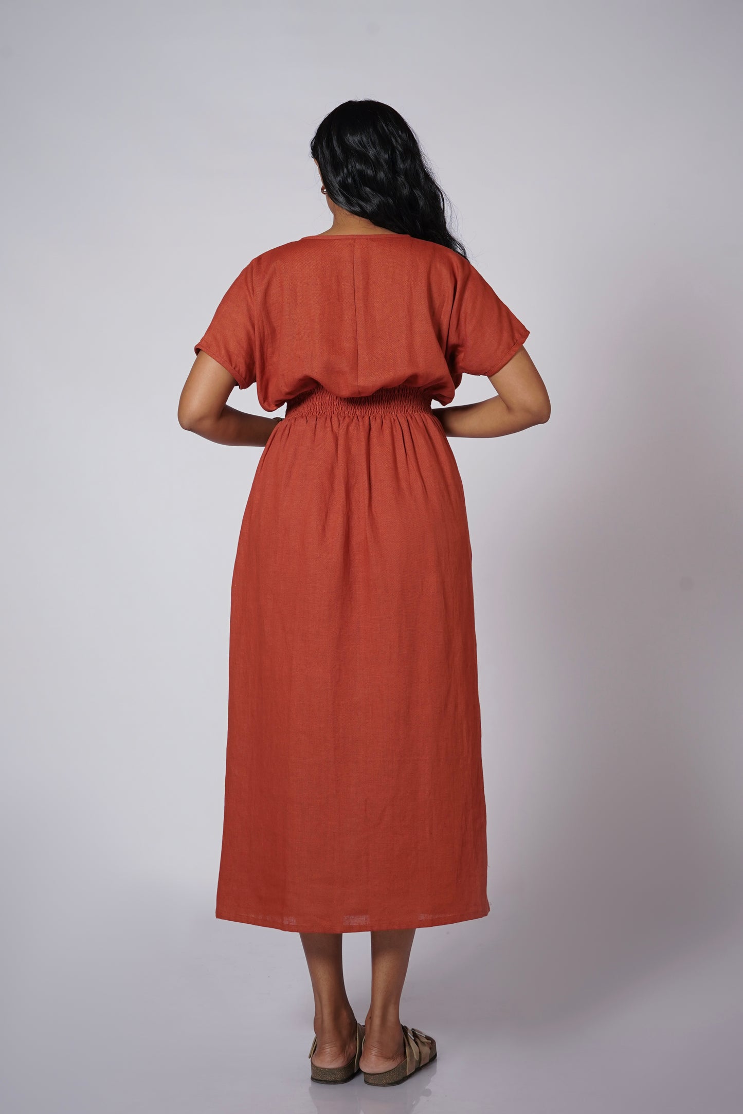 SHAHMAI LINEN DRESS