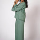 SADABAR SAGE GREEN LINEN SET