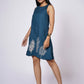 NEELHAR A-LINE LINEN DRESS