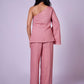 ROZMAY ONE SHOULDER LINEN SET