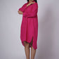 RAJMALA WOMEN'S LINEN SHIRT DRESS