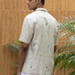 BLOOMSCAPE - HAND EMBROIDERED UNISEX PURE LINEN SHIRT