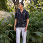 MAKE A WISH - HAND EMBROIDERED UNISEX PURE LINEN SHIRT
