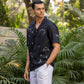 MAKE A WISH - HAND EMBROIDERED UNISEX PURE LINEN SHIRT