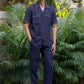 CRISS CROSS - - HAND EMBROIDERED UNISEX PURE LINEN SHIRT
