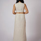 EARTHY NATURAL TIE IN FRONT KNOT LINEN SET