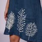 NEELHAR A-LINE LINEN DRESS