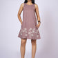 LAVANYA A-LINE LINEN DRESS