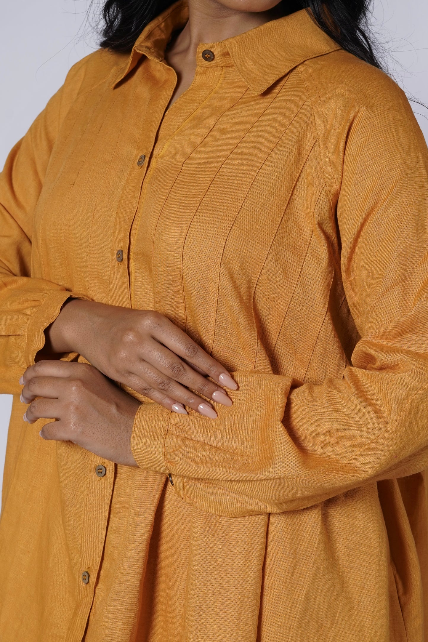 SARSON LINEN SHIRT SET