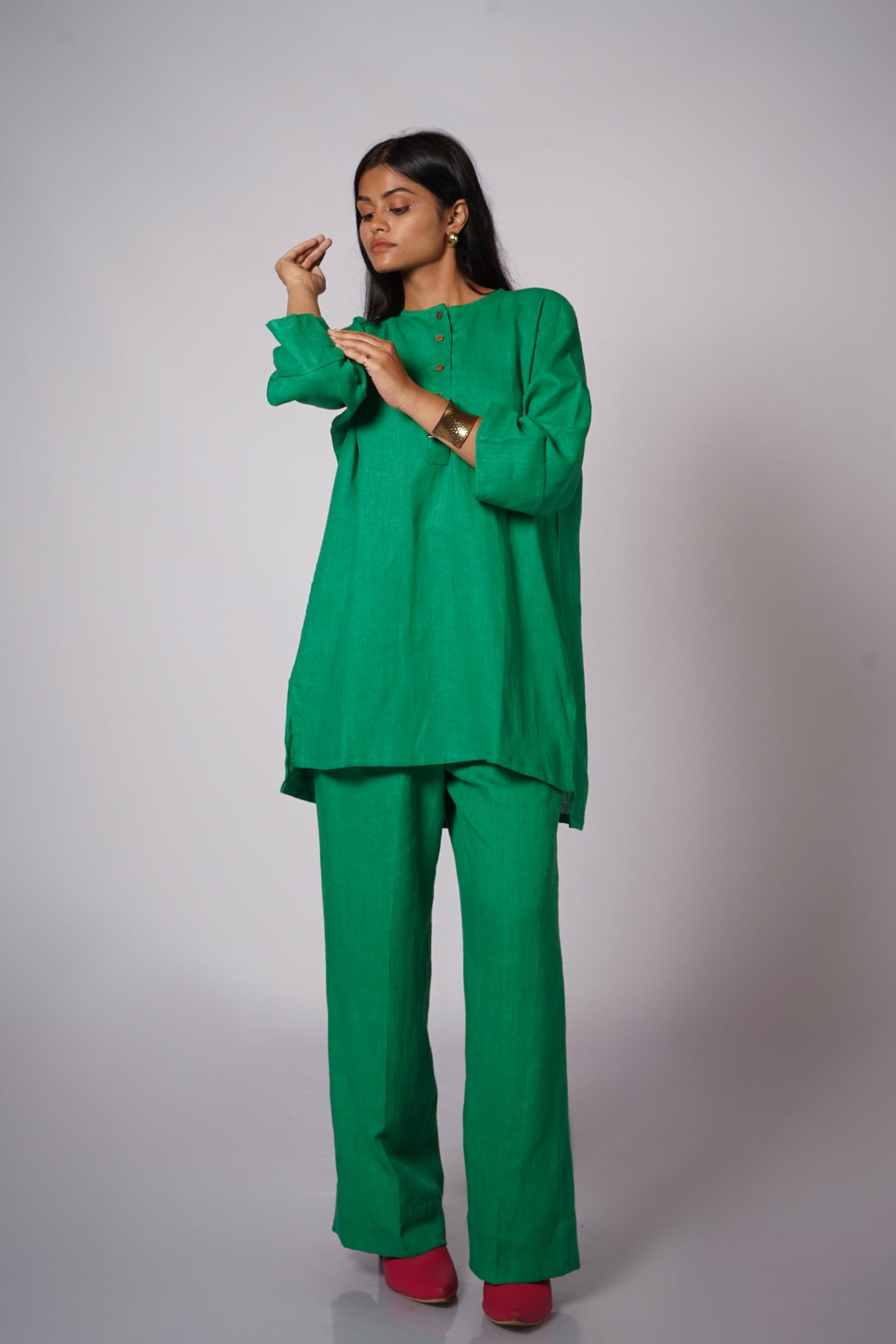 HARIT LINEN KURTA SET