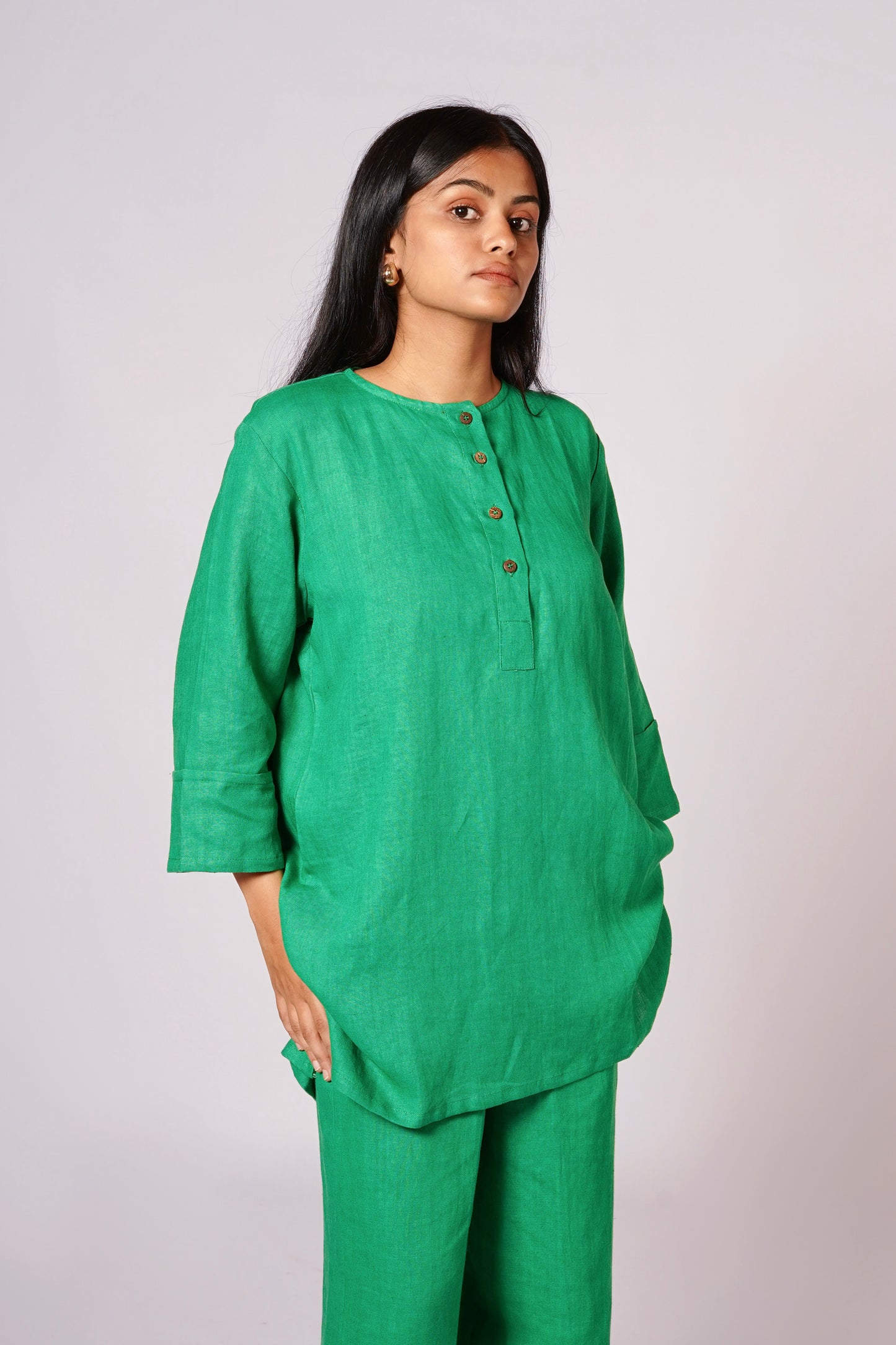HARIT LINEN KURTA SET