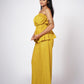 HIRANYAM OFF-SHOULDER LINEN SET