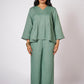 SADABAR SAGE GREEN LINEN SET