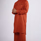 SHAHMAI LINEN MEN'S LONG KURTA SET