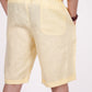 Sunshine Yellow Linen Shorts