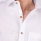 Pearl White Co-ord Set- Includes Pair of Pants and Regular Collar shirt